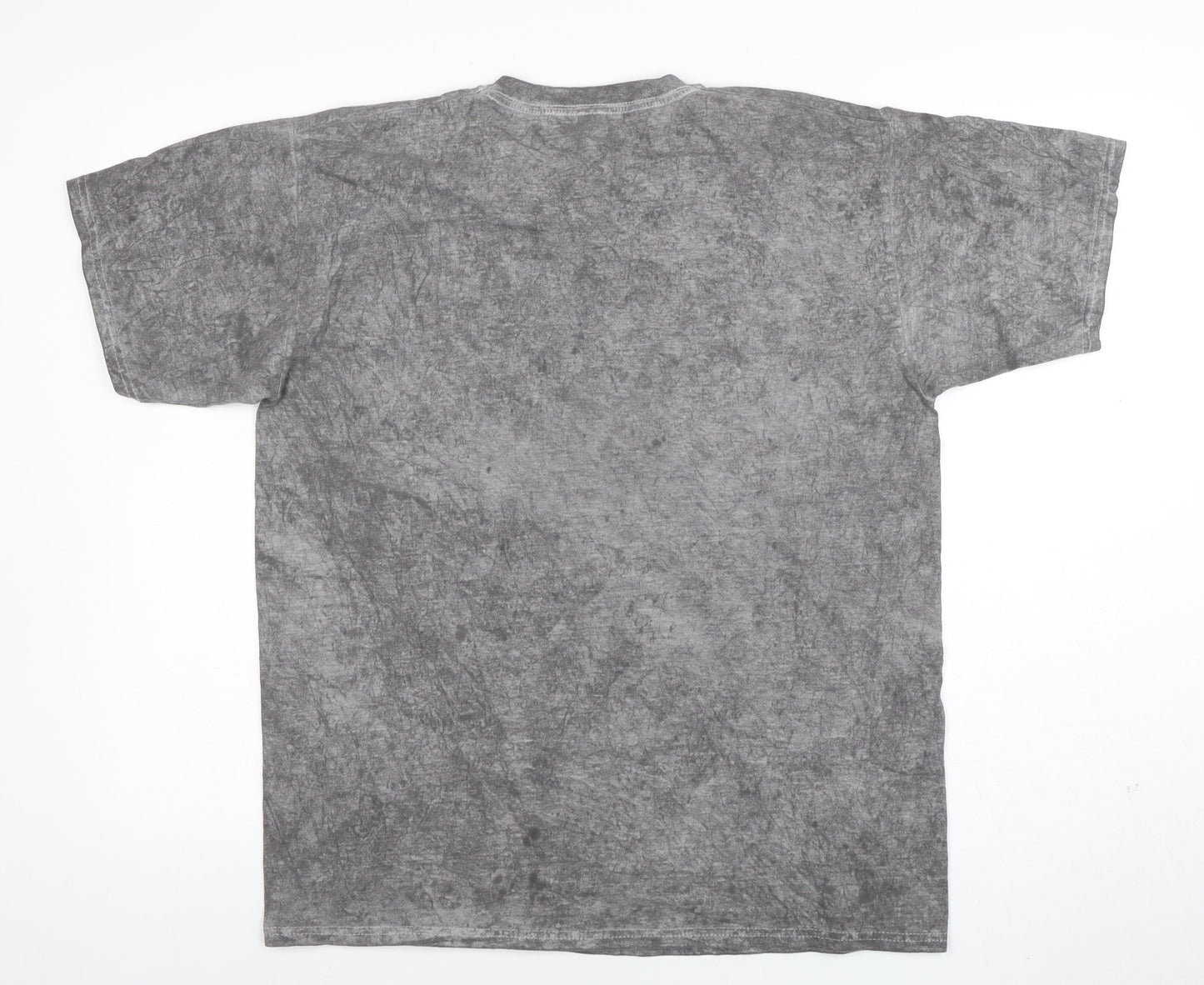 Disney Minnie Mouse Grey Acid Wash Graphic T-Shirt Men S