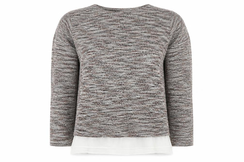 Pull&Bear Women's Multicoloured Knit Pullover Jumper Size 8