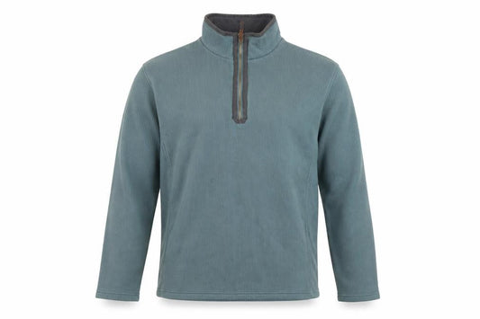 Mountain Warehouse Men's Green L 1/2 Zip Fleece Sweatshirt