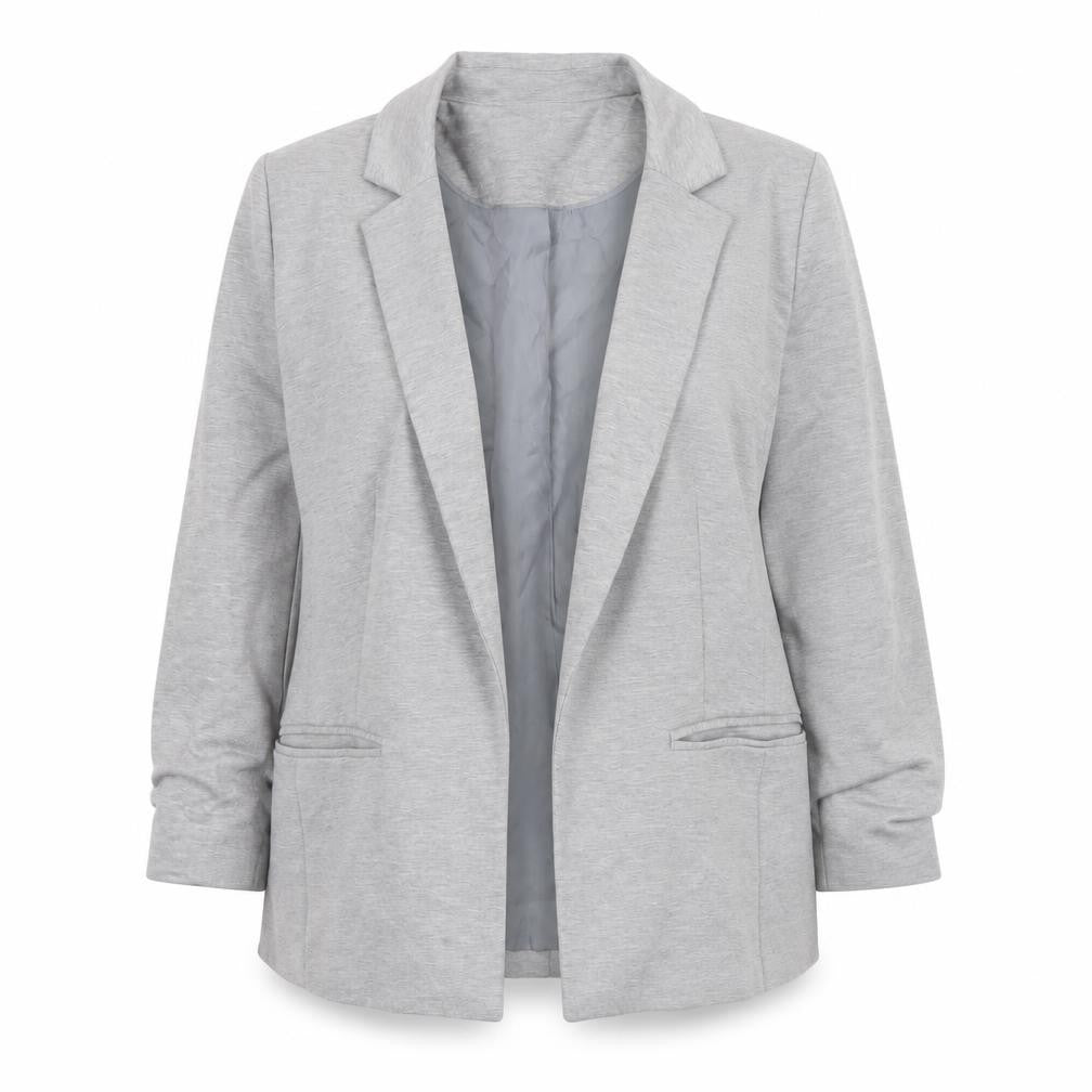 Miss Selfridge Women's Grey Blazer Jacket UK 14 Regular Fit Woven Lined