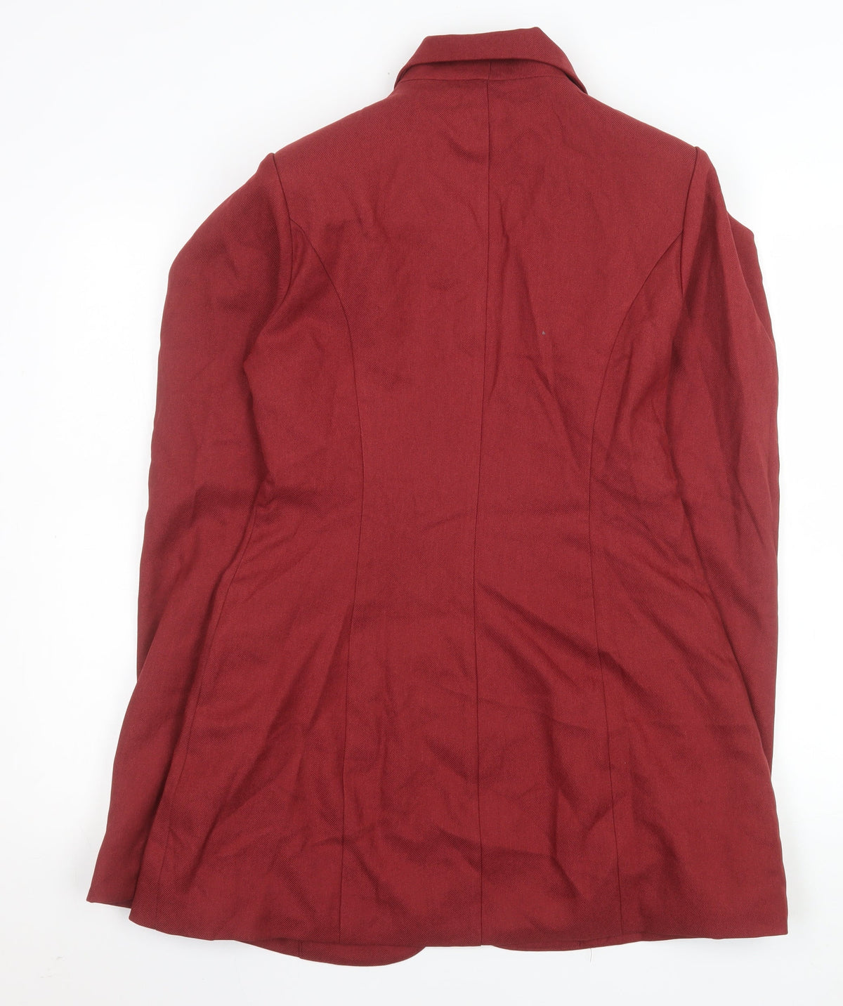 PrettyLittleThing Women's Red Single-Breasted Blazer UK 12