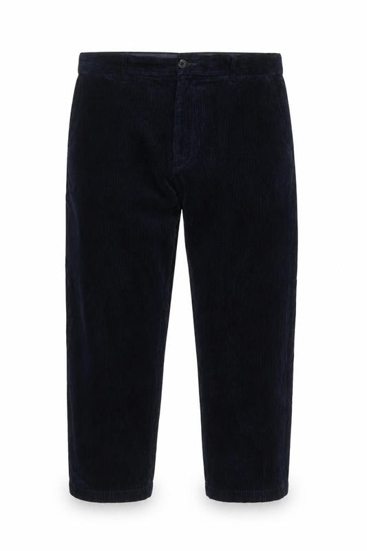 Marks & Spencer Men’s Blue Corduroy Regular Fit Trousers 42x29