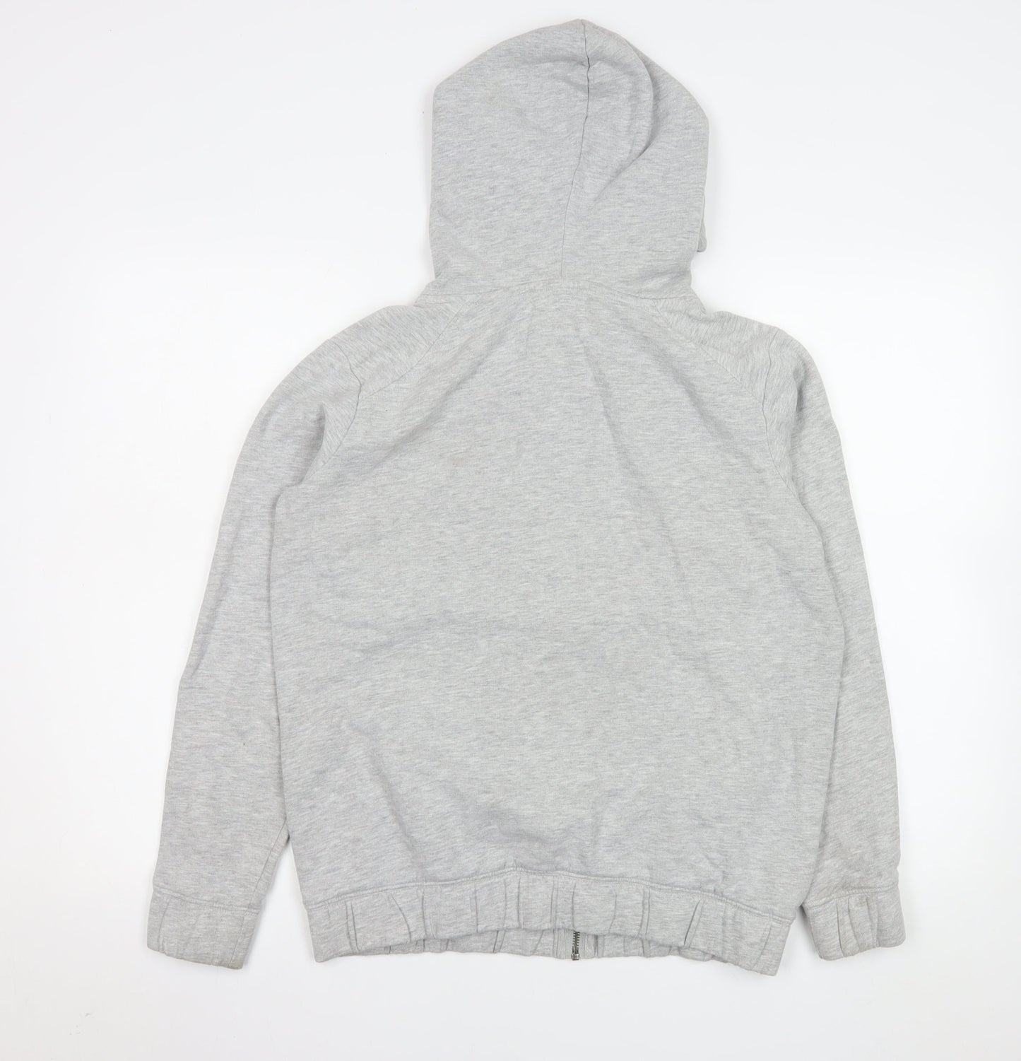 Next Men’s Grey Hooded Full Zip Cotton Jacket M