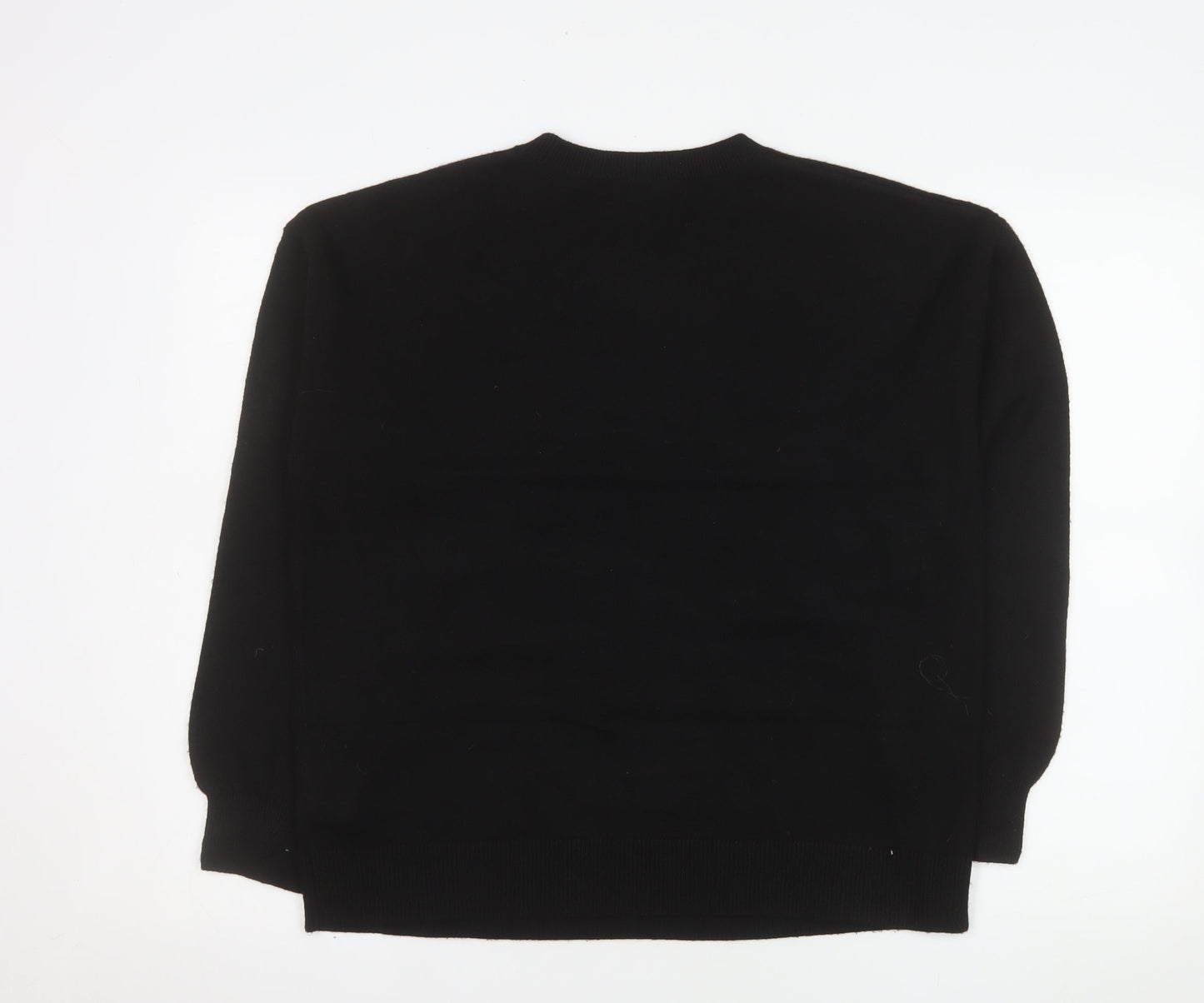 Marks and Spencer Womens Black Sequin Knit Jumper Medium