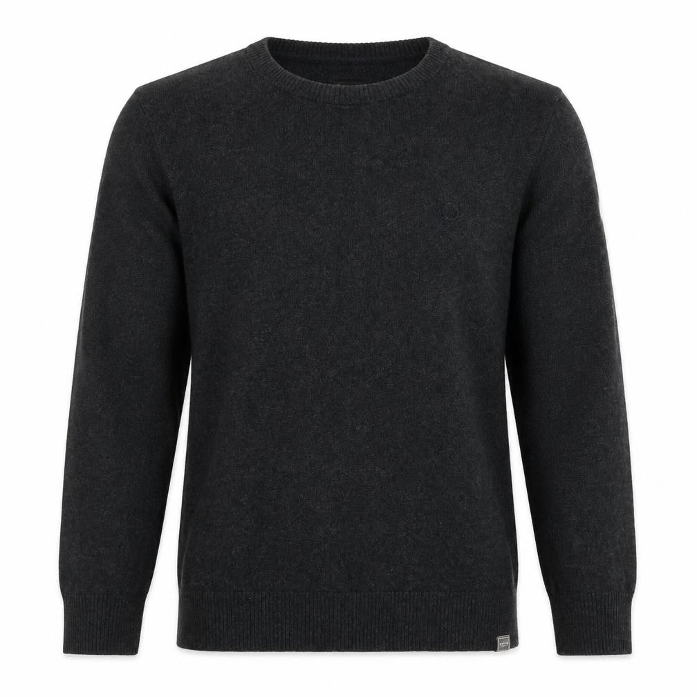 FatFace Men's Grey Cotton Cashmere Crew Neck Jumper L