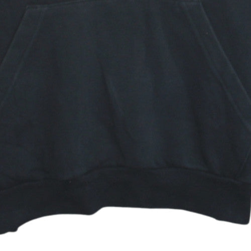 Adidas Boys Black Pullover Fleece Hoodie 13-14 Years Regular Fit