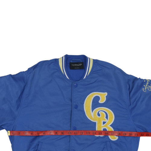 Colourful Rebel Womens Blue XS Varsity Bomber Jacket