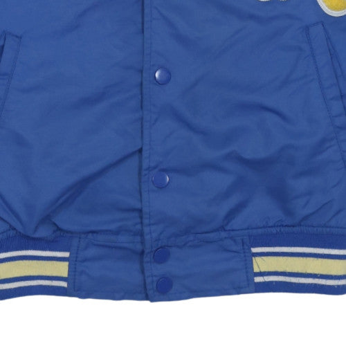Colourful Rebel Womens Blue XS Varsity Bomber Jacket