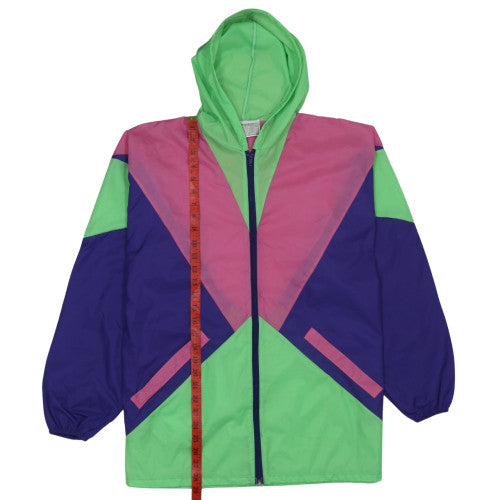 Passworld Womens Multicoloured L Windbreaker Hooded Jacket