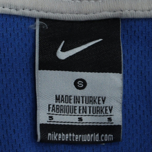 Nike Men Blue Full Zip Hoodie S Lightweight Knit Sweatshirt