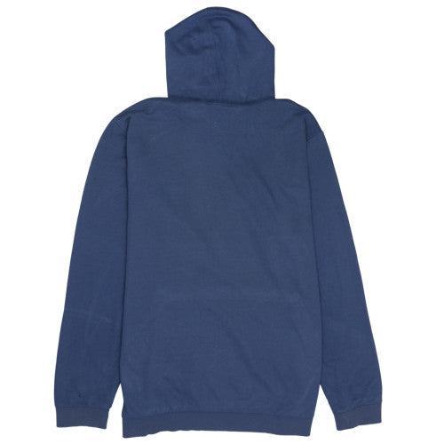 adidas Men Blue XL Pullover Hoodie Fleece Graphic Sportswear