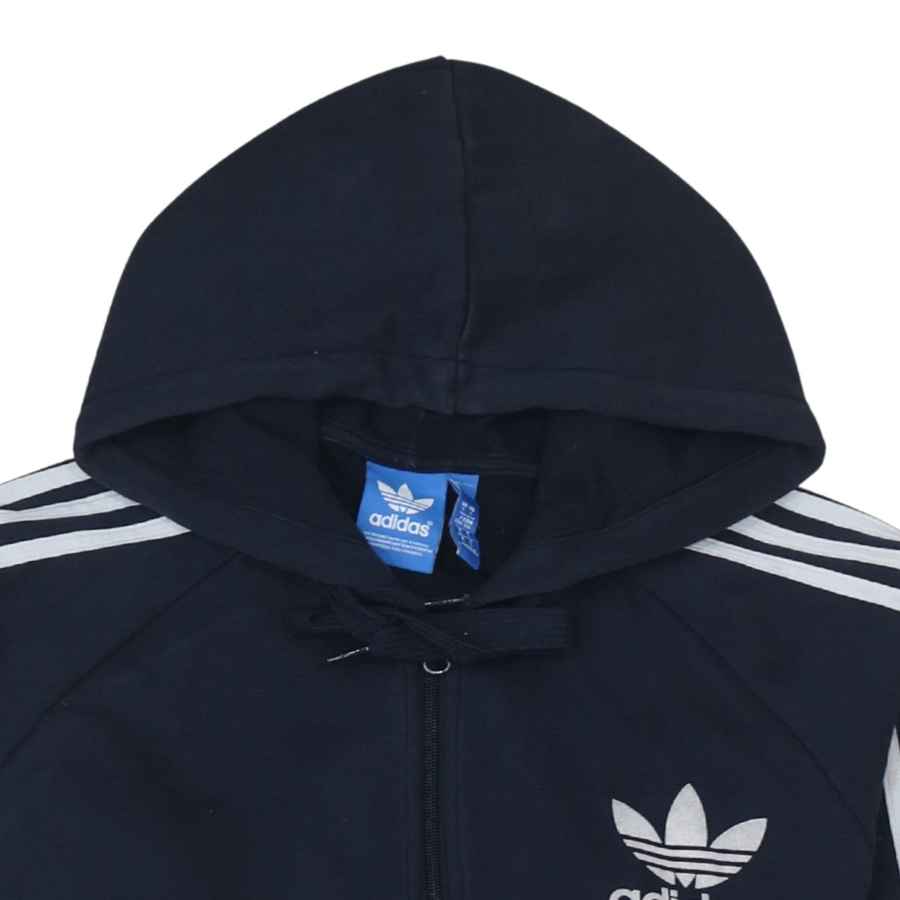 Adidas Men’s Blue Full Zip Hoodie Size M Sportswear