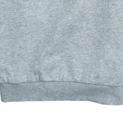 Additional view of Nike girls’ grey pullover crew neck fleece sweatshirt, size M