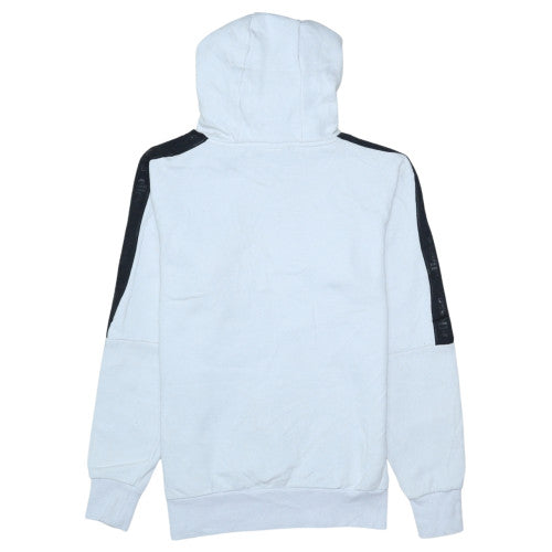 Ellesse Men's White Pullover Hoodie S Logo Sports Sweatshirt