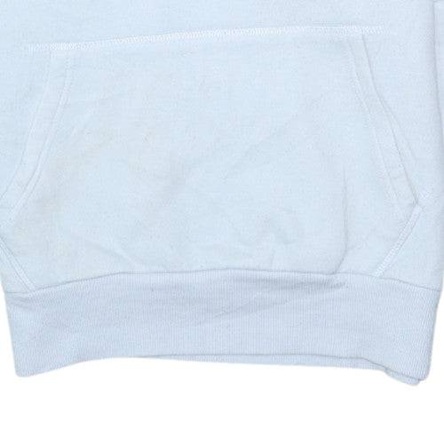 Ellesse Men's White Pullover Hoodie S Logo Sports Sweatshirt