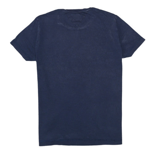 Tommy Jeans Men's Blue Cotton Crew Neck Short Sleeve T-Shirt Size S