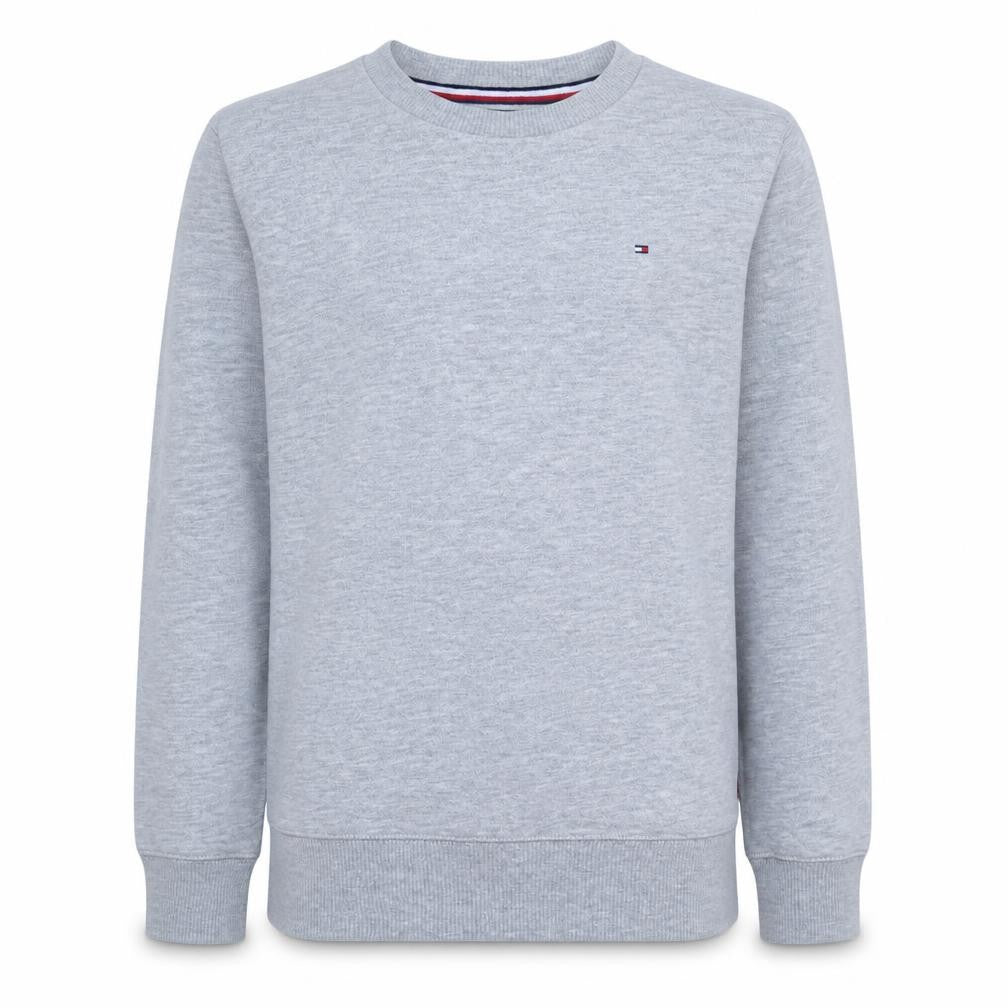 Tommy Hilfiger Boys Grey Pullover Sweatshirt Size 164 Long Sleeve