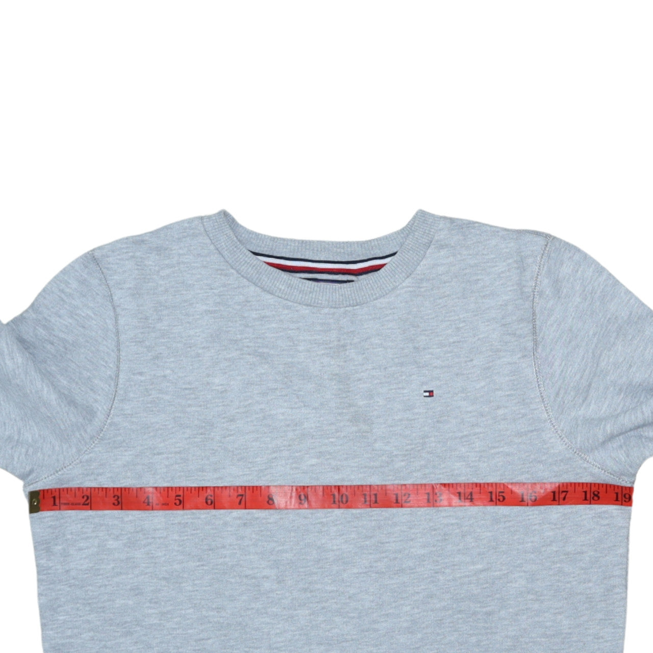 Tommy Hilfiger Boys Grey Pullover Sweatshirt Size 164 Long Sleeve