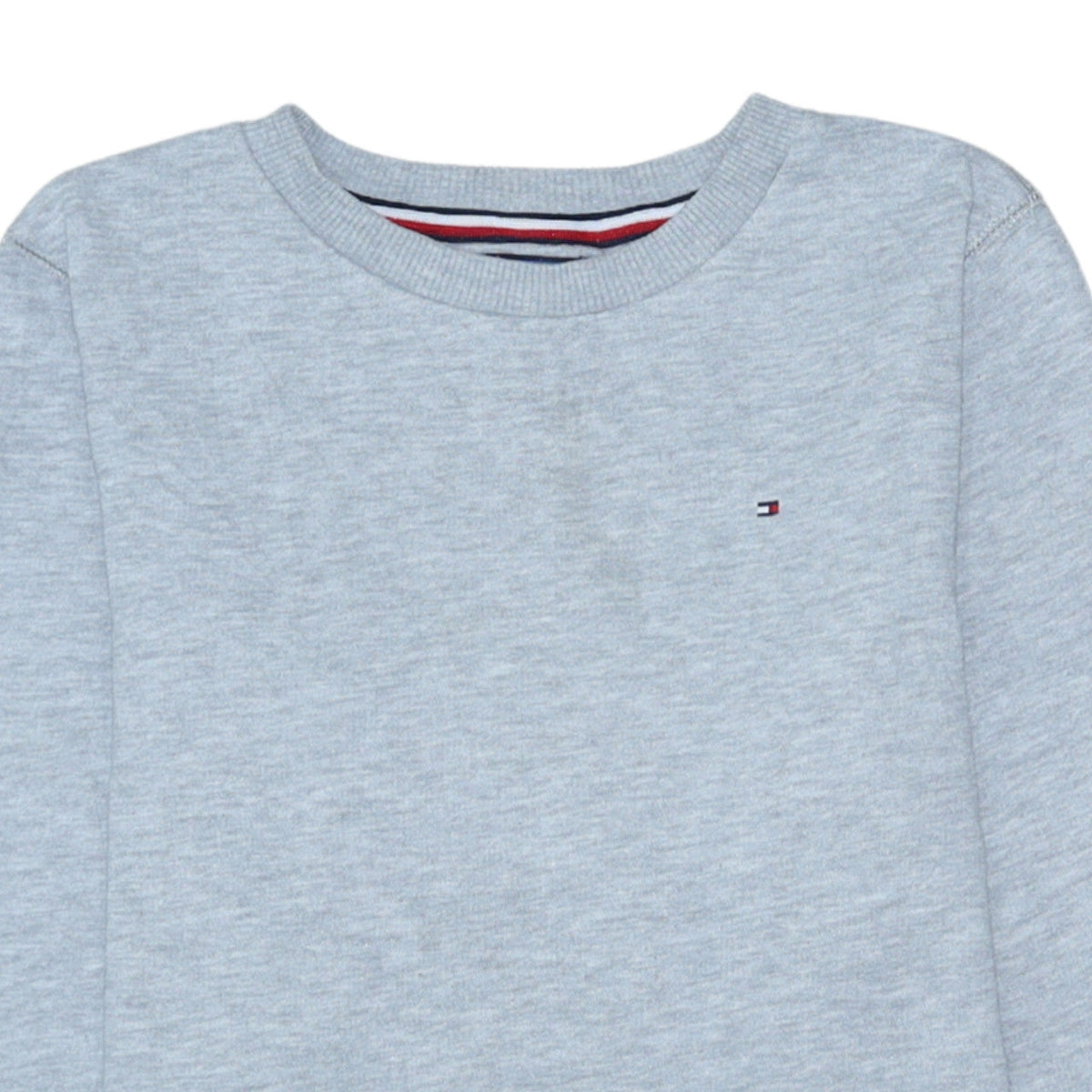 Tommy Hilfiger Boys Grey Pullover Sweatshirt Size 164 Long Sleeve