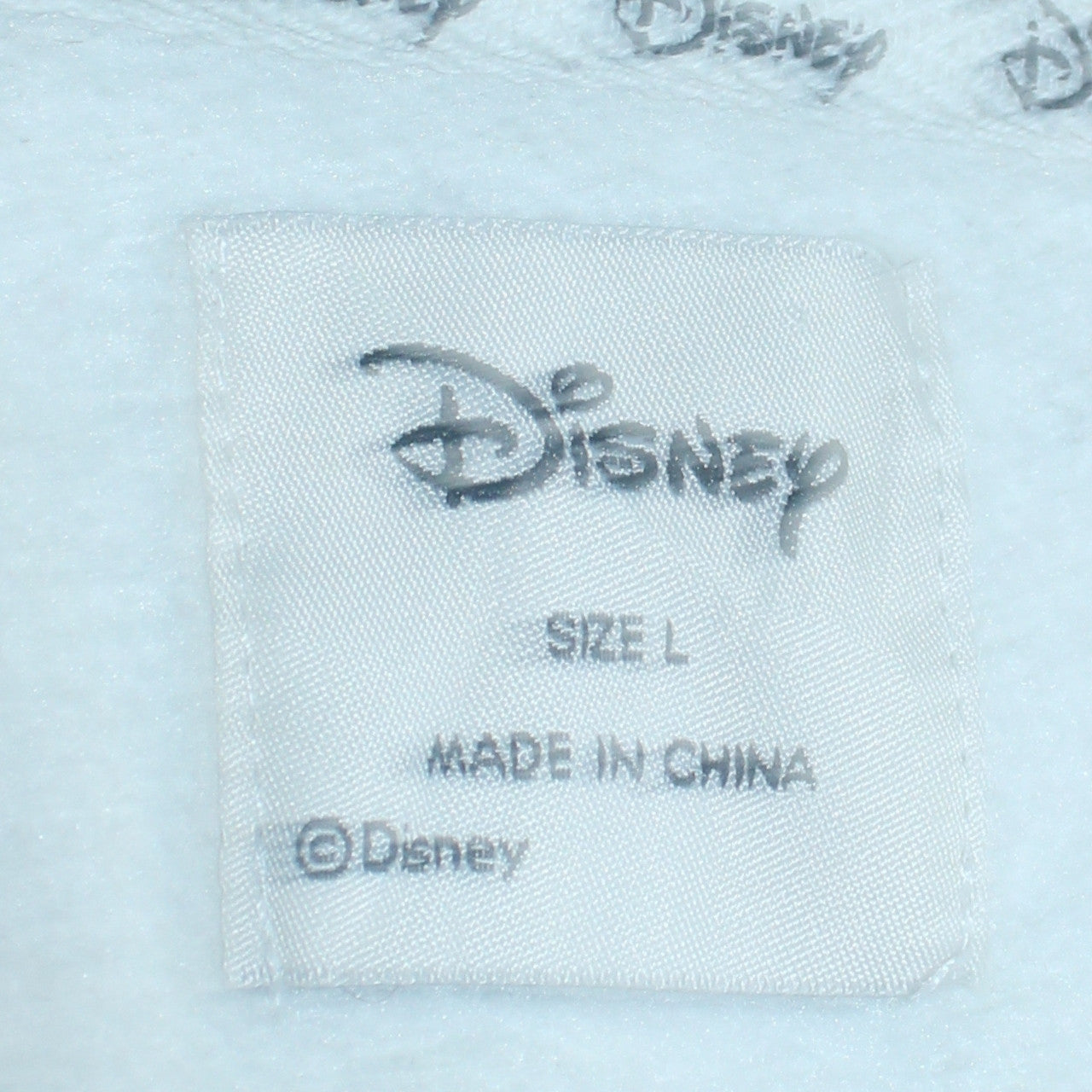 Disney Women White 1/4 Zip Sweatshirt L Mickey Mouse Team Champions
