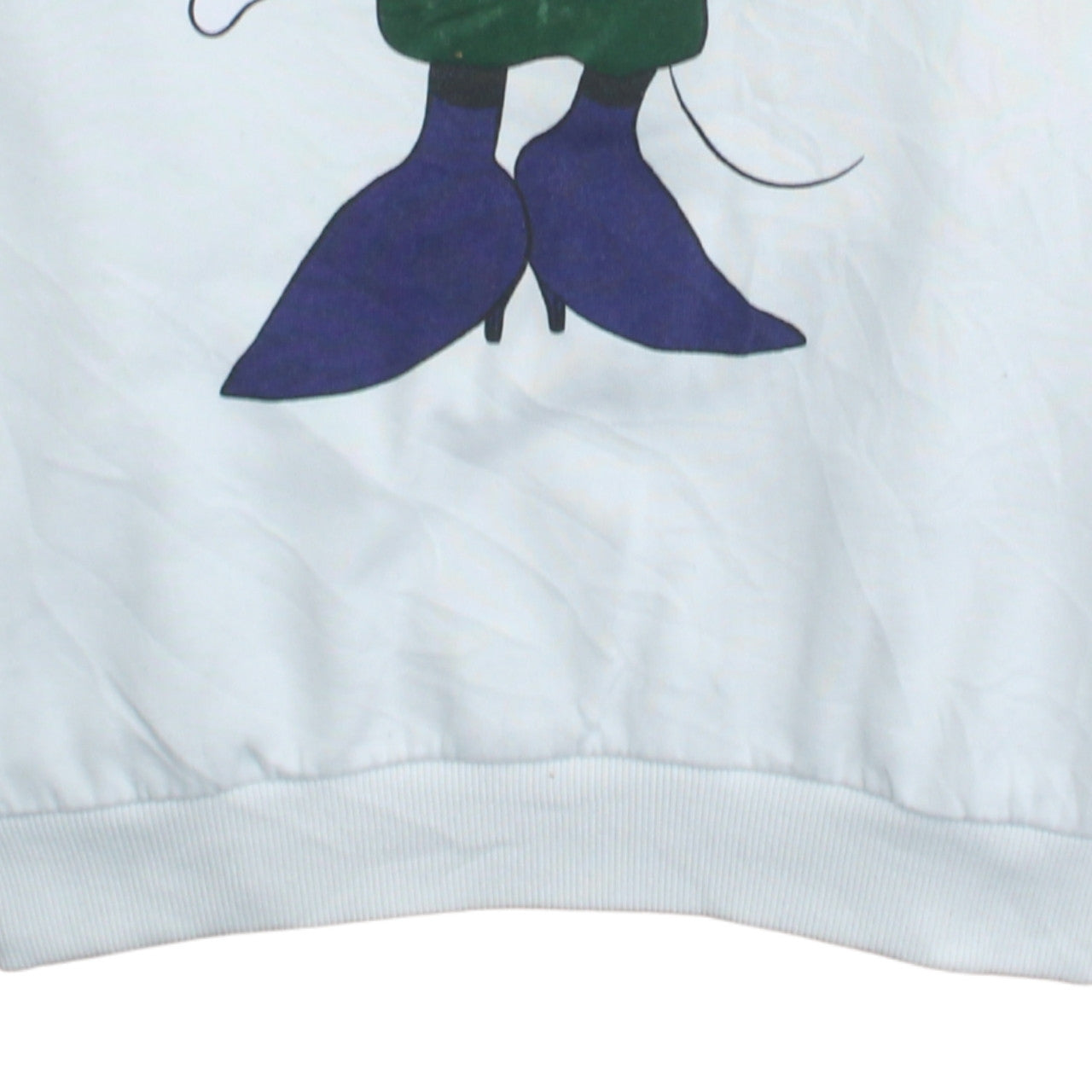 Zara Disney Women White Minnie Mouse Sweatshirt Size 10