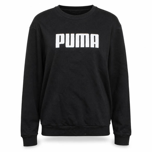 Puma Womens Black XS Pullover Sweatshirt Crew Neck Long Sleeve Casual