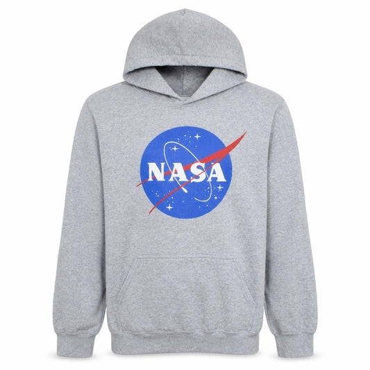 Gildan Men's Grey NASA Pullover Hoodie XL Heavyweight Fleece