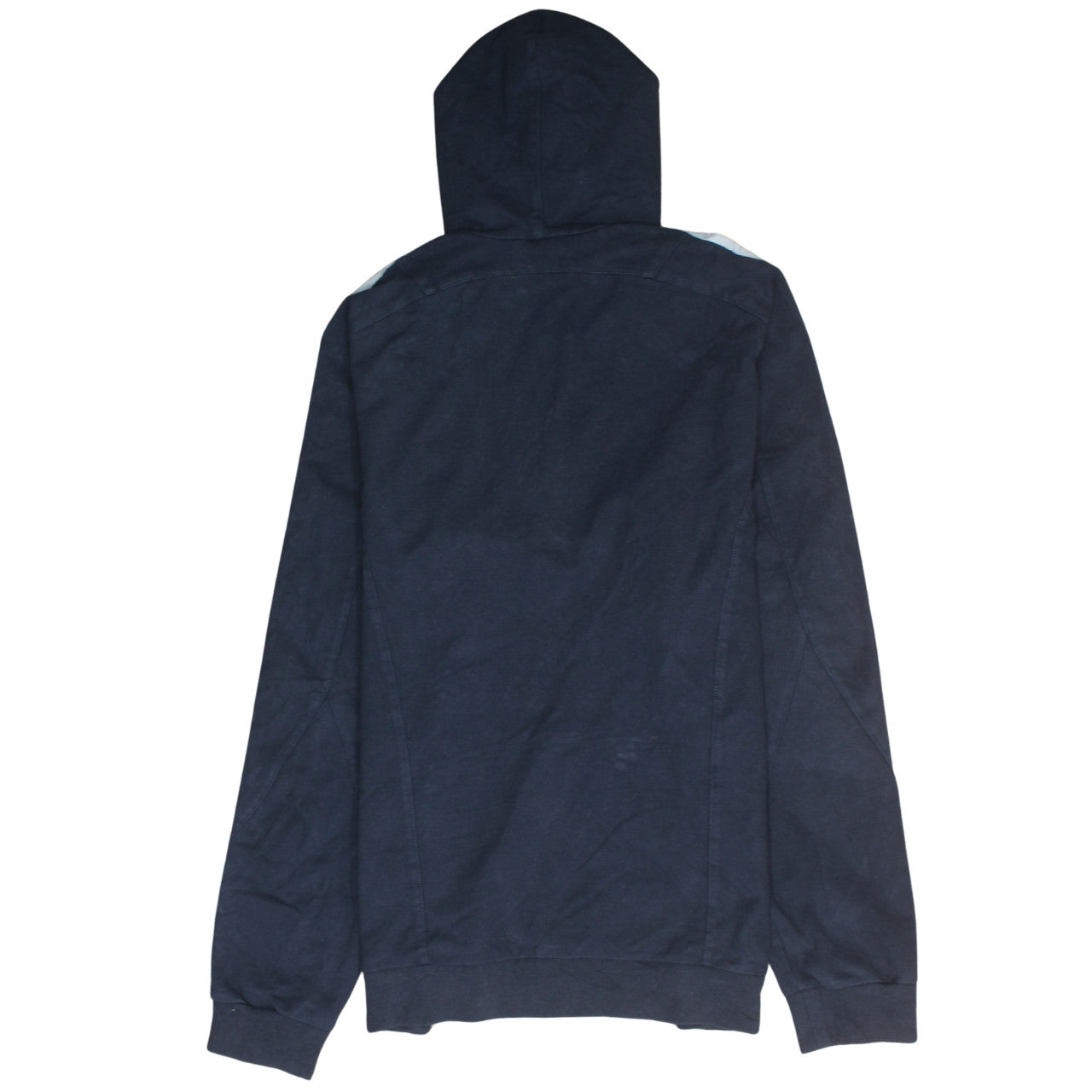 Adidas Mens Blue 1/2 Zip Hooded Sweatshirt L Sportswear Hoodie