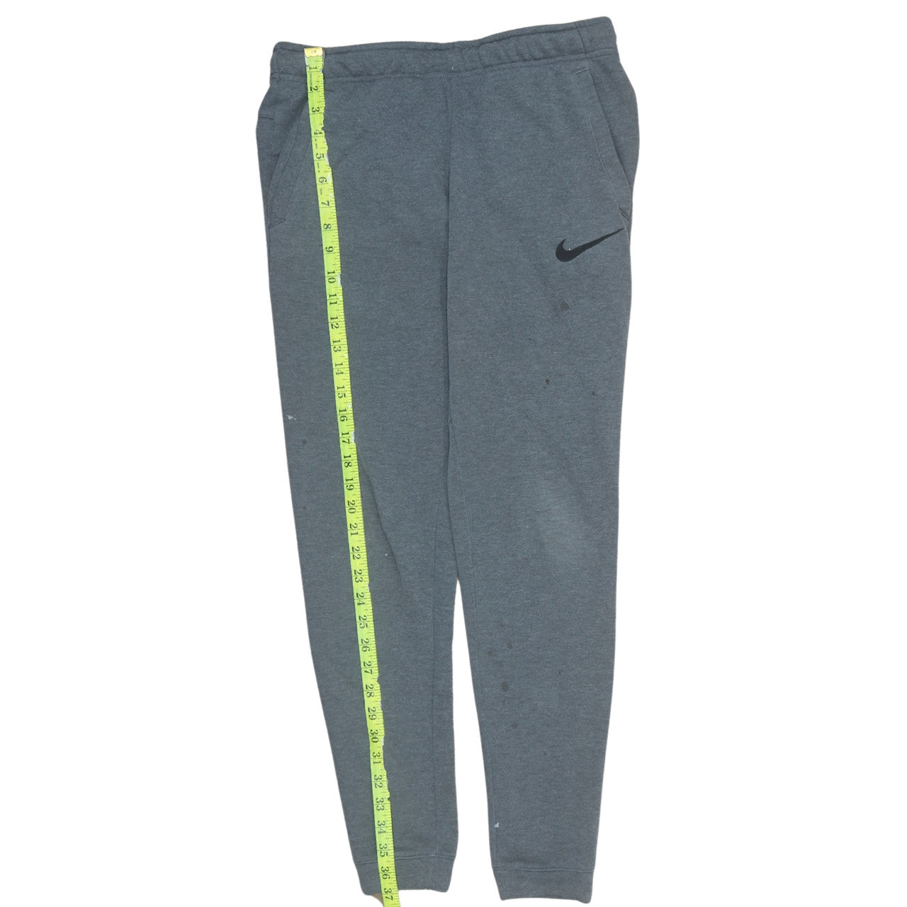Nike Men's Grey Dri-FIT Jogger Trousers Size S Athletic Fit
