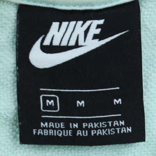 Nike Womens Mint Green Cropped Pullover Sweatshirt Size M