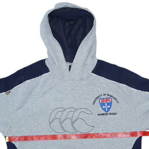 Canterbury Mens Grey Small Pullover Rugby University Hoodie