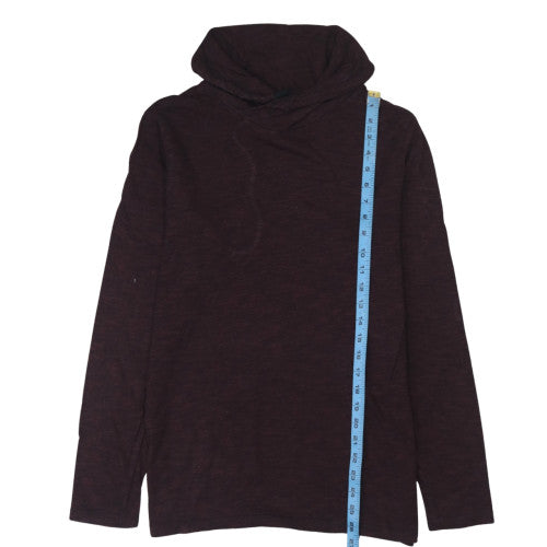 Ralph Lauren Men's Brown Fleece Pullover Hoodie Size M