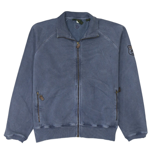 Timberland Men's Blue Full Zip Cotton Sweatshirt Jacket M