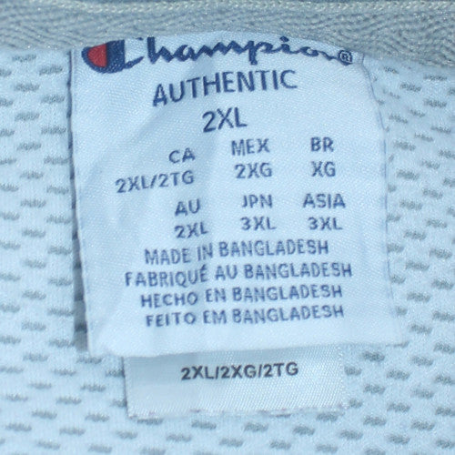 Champion Men's Grey 2XL Butler 1/4 Zip Long Sleeve Sweatshirt