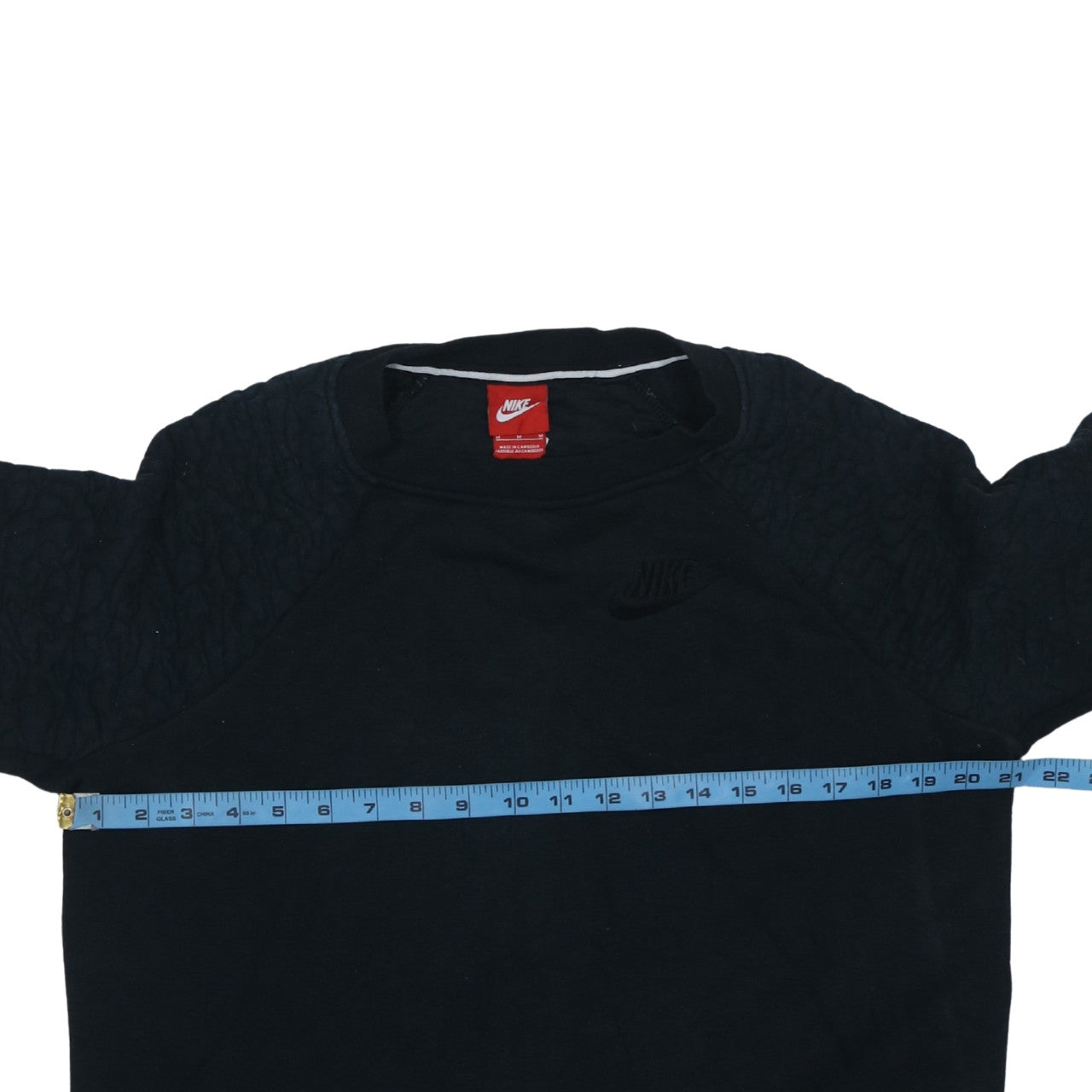 Nike Women’s Black Crew Neck Sweatshirt Size S Cotton Blend
