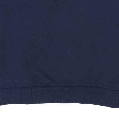 Ellesse Men's Blue Crew Neck Pullover Sweatshirt L
