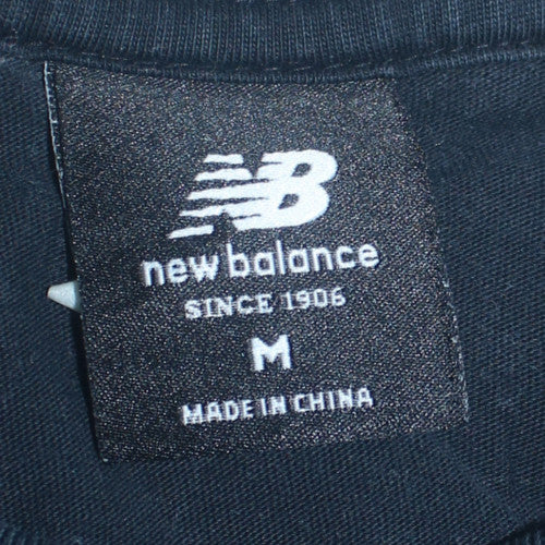 New Balance Men's Black Graphic Logo T-Shirt Size M
