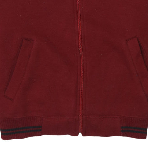 Ralph Lauren Men’s Red Track Jacket M Dubai Polo Full Zip Cotton