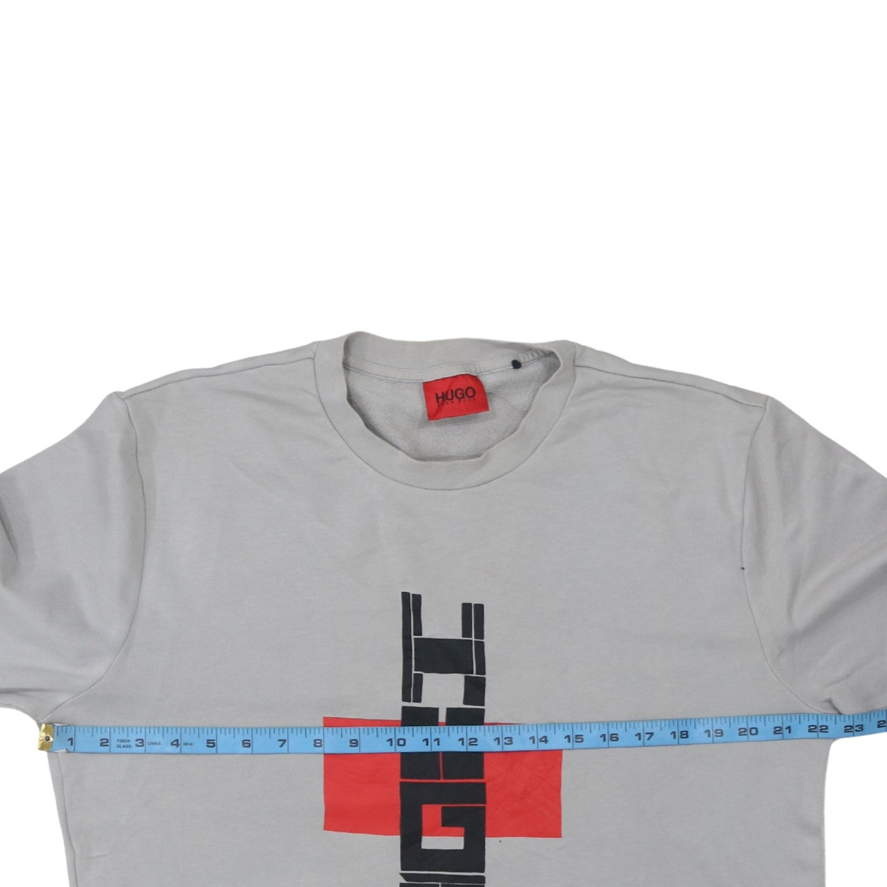 Hugo Boss Men's Grey Logo Pullover Sweatshirt M