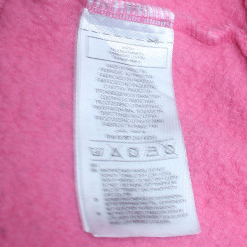 Adidas Women Pink Pullover Hoodie Medium Cotton Blend Fleece