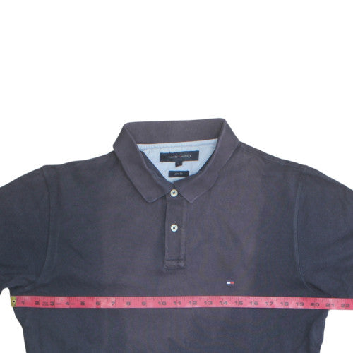 Tommy Hilfiger Men's Navy Slim Fit Cotton Polo Shirt L