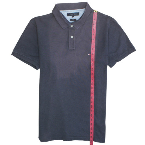 Tommy Hilfiger Men's Navy Slim Fit Cotton Polo Shirt L