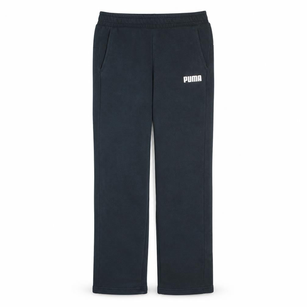 Puma Men Black Fleece Sweatpants Small Regular Fit