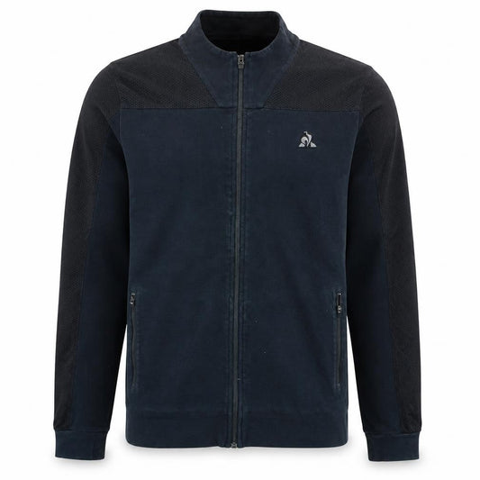 Le Coq Sportif Men’s Black L Track Jacket Full Zip Sportswear
