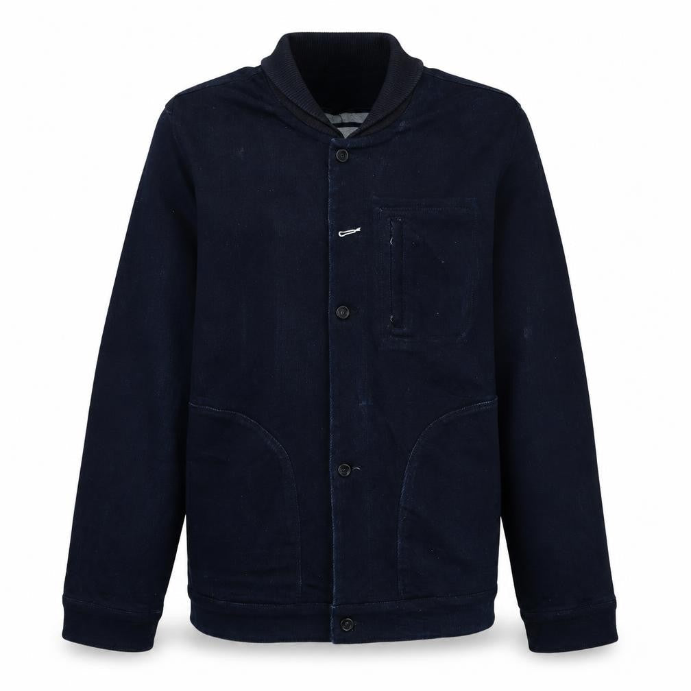 Celio Men's Blue Varsity Style Cotton Jacket XL Casual