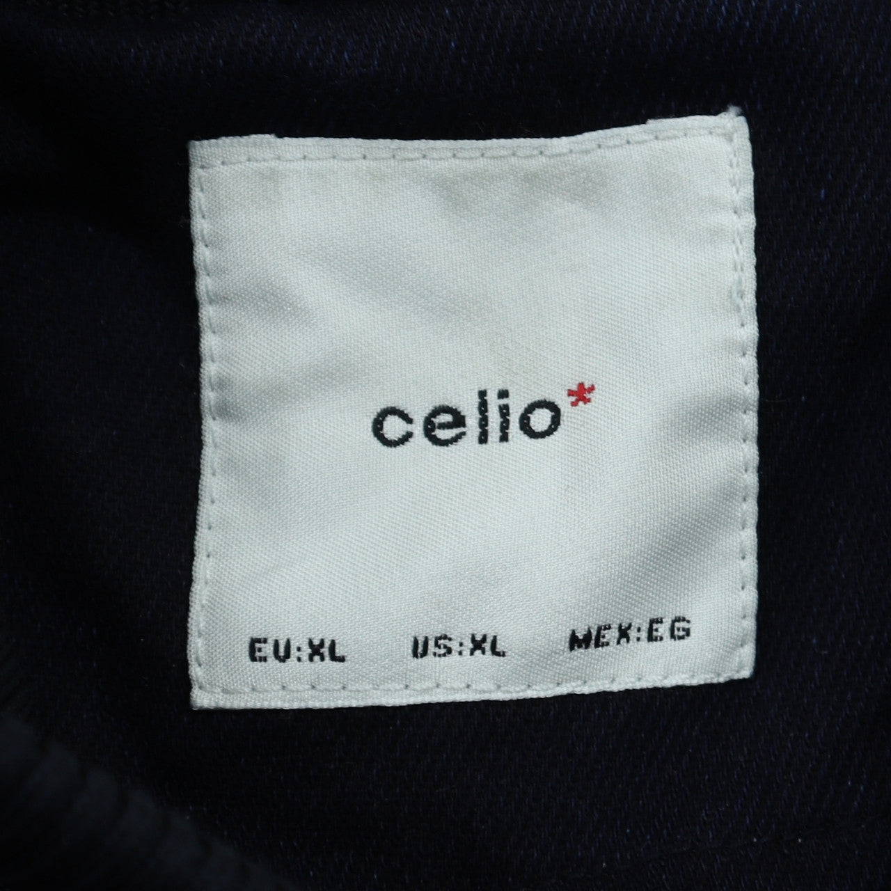 Celio Men's Blue Varsity Style Cotton Jacket XL Casual