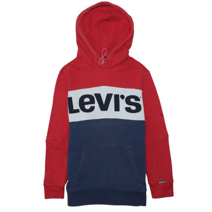 Levi's Men's Multicoloured Pullover Hoodie Size S Logo Fleece