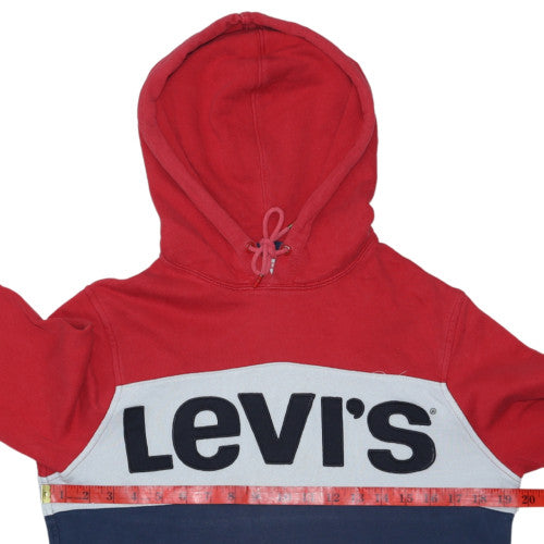 Levi's Men's Multicoloured Pullover Hoodie Size S Logo Fleece