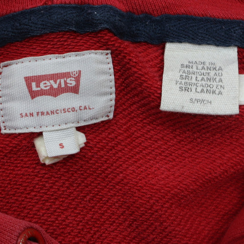 Levi's Men's Multicoloured Pullover Hoodie Size S Logo Fleece