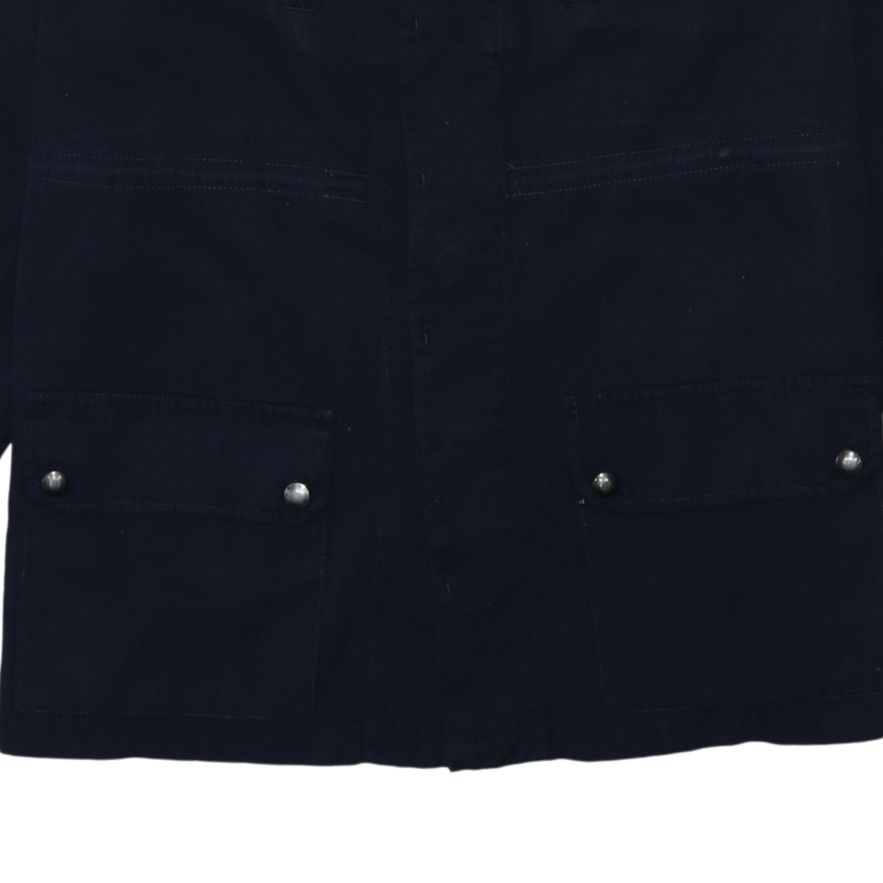 Balsan Men's Blue XL Military Jacket with Pockets